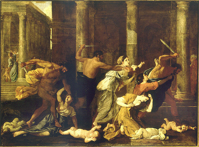 La masacre de los inocentes, de Nicolás Poussin.
